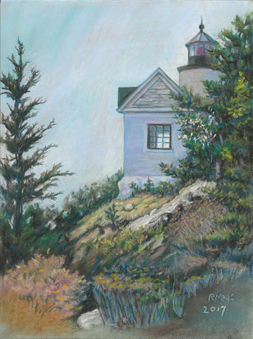 "Bass Harbor Lighthouse" Art Print