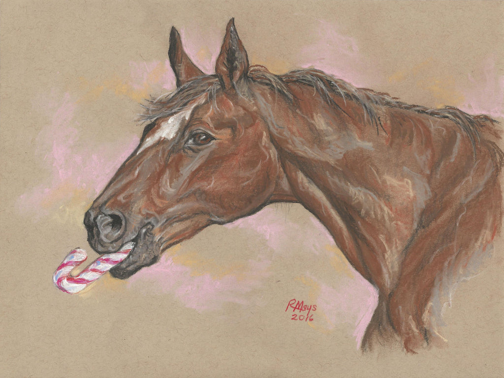 "Holiday Horse" Art Print