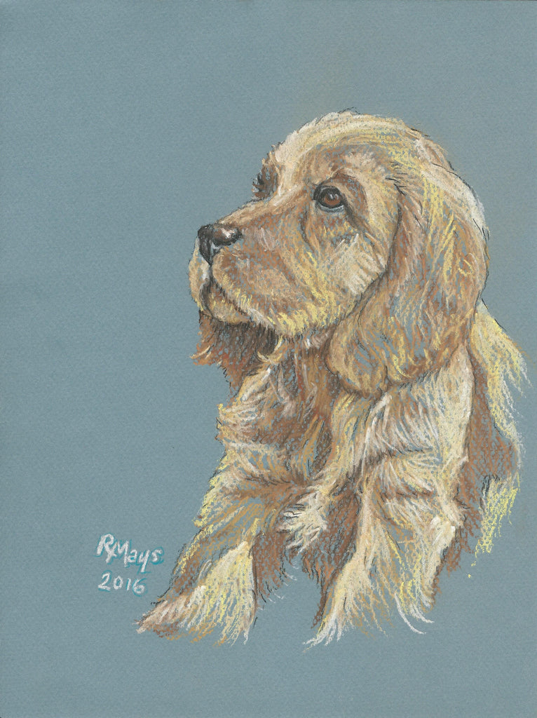 "Cocker Spaniel Puppy" Art Print