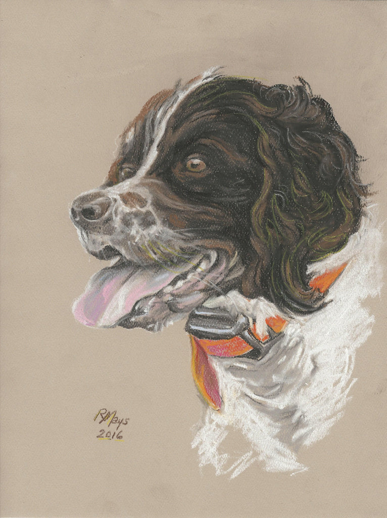 "Hunting Dog" Art Print